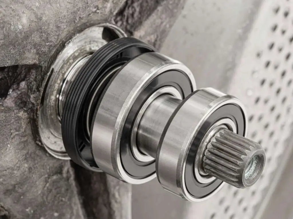 Worn Drum Bearings